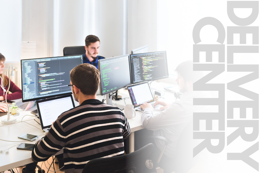Delivery Center technical team managing digital project infrastructure