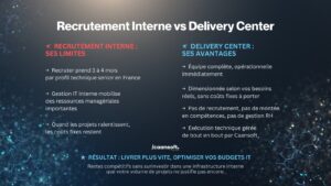 "Delivery Center Caansoft - équipe technique dédiée opérationnelle en 4 jours"